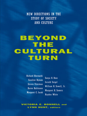 cover image of Beyond the Cultural Turn